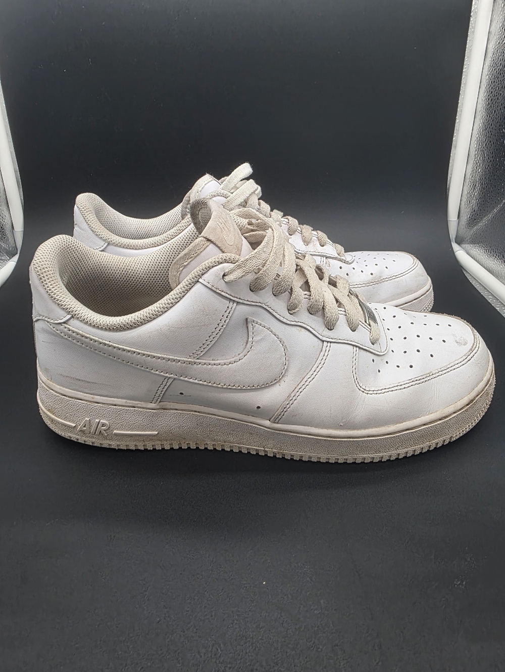 Nike Air Force 1 Low Casual Sneaker Mens Size 10 White Shoes